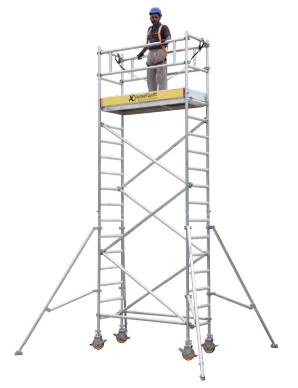 narrow aluminium scaffolding system