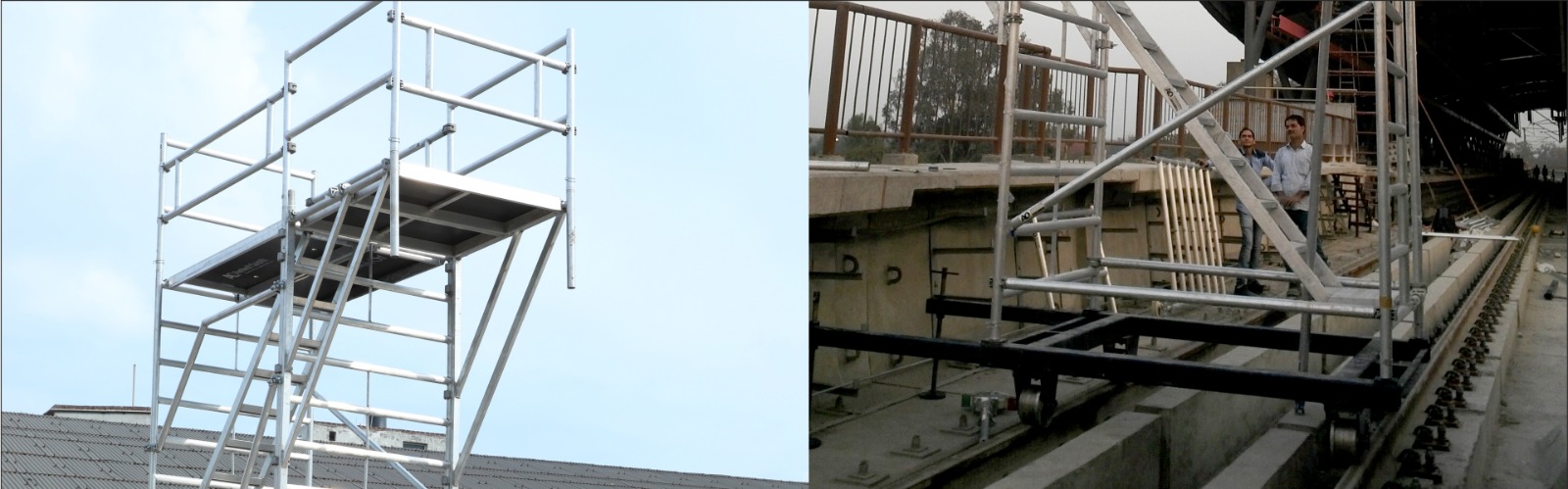 road rail scaffolding