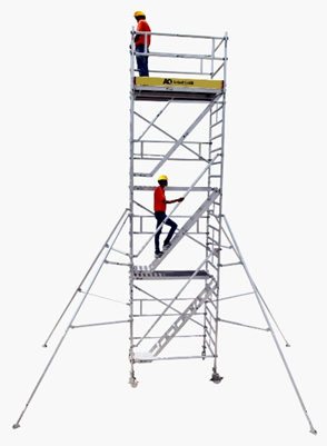 stairway aluminium scaffolding